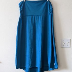 Eddie Bauer Maxi Skirt XL Blue